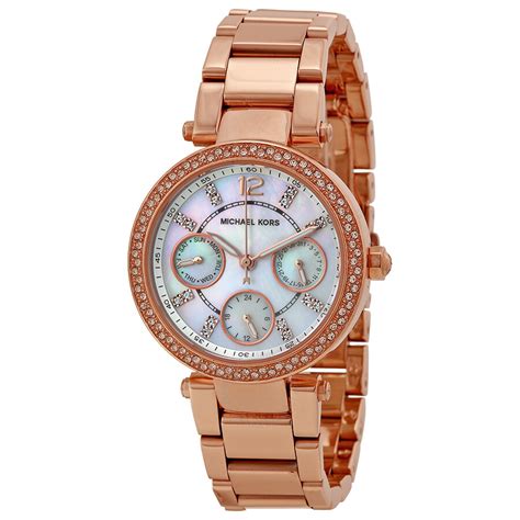 michael kors watch mk5616|Michael Kors Women's Chronograph Mini Parker Rose Gold .